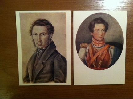 Набор открыток Портреты декабристов