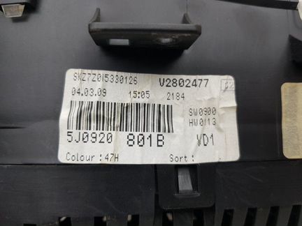 Щиток приборов Skoda Fabia 2 BBM 2009