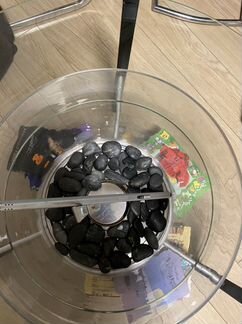 Стол со встроенным камином