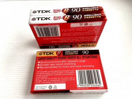 Аудиокассеты кассеты TDK B 90 - Normal
