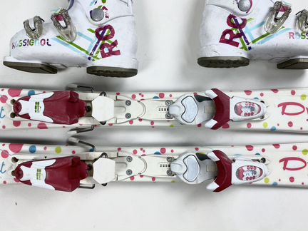 Детские горные лыжи 100 / ботинки 19