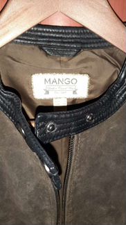 Кожаная куртка Mango, S