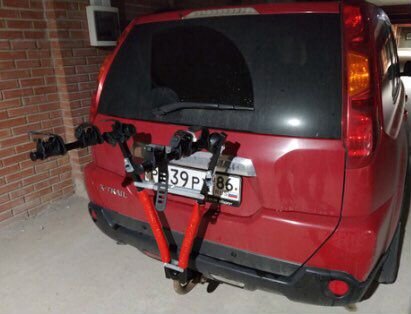 Багажник на авто для велосипедов на фаркоп