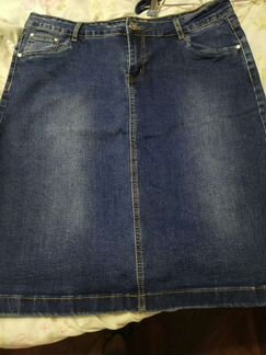 Юбка джинсовая новая размер 52- 54