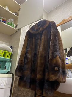 Шуба норковая большая saga furs