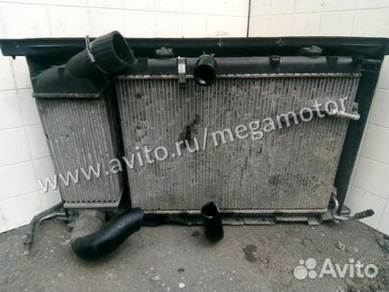 Блок радиаторов Peugeot 307 дизель рестайлинг