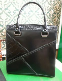 Тяжелая кожаная сумка Galaday