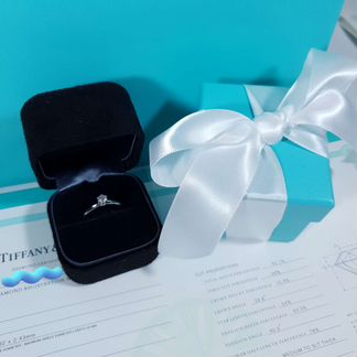 Кольцо Tiffany & Co 0.23 карата обручальное