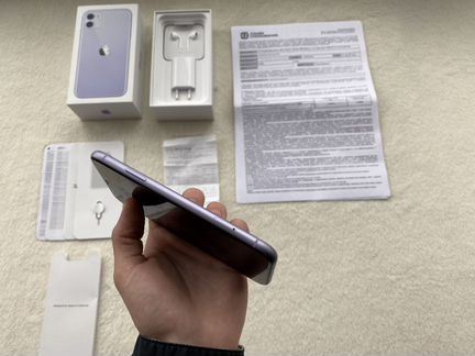 iPhone 11, 256 Gb, чек