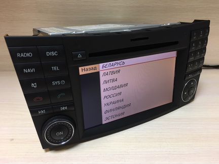 Mercedes Comand NTG 2.5 CLS w219 w211 6 дисков