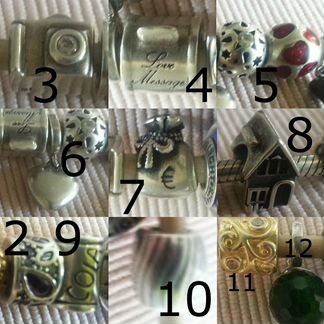 Серебряные шармы Sunlight