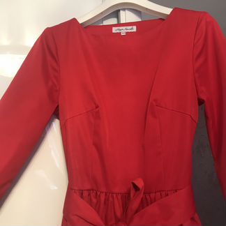 Платье красное и в пир, и в мир. Р-р 42-44