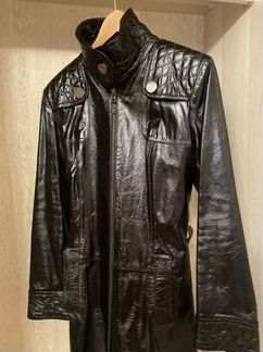 Плащ натуральная кожа