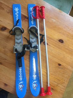 Лыжи детские 65 см новые