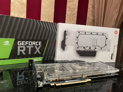 Geforce rtx 2080 ti на воде EK