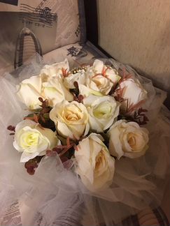 Кольца и фата на машину свадебные