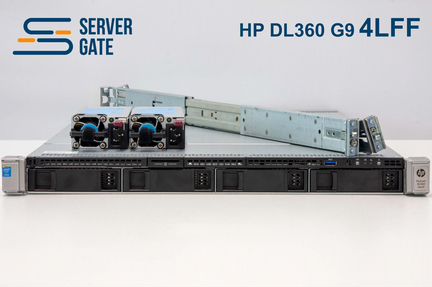 HP DL360 G9 4LFF 2x E5-2698v3 256 GB