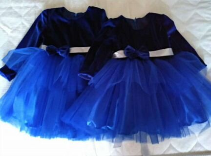 Детское праздничное платье 2шт