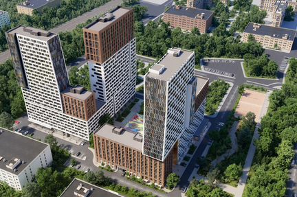 2-к квартира, 52.5 м², 13/26 эт.