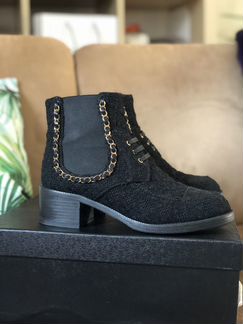 Твидовые ботинки Chanel оригинал