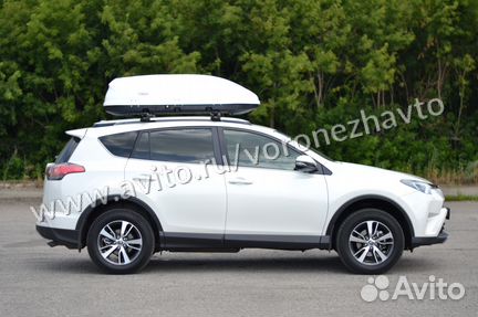 Автобокс Турино-1 белый матовый 410 литров. 175см