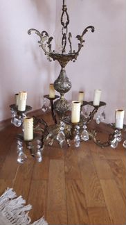 Люстра и бра бронза