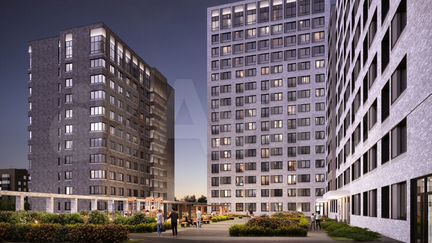 2-к апартаменты, 52.1 м², 1/12 эт.