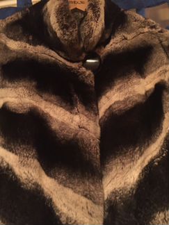 Шубка кролик-рекс, под шиншиллу