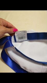 Бескозырка моряка / морячка (матросская фуражка)