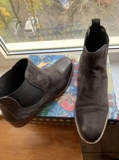 Женские Челси замша и кожа 39 р Терволина