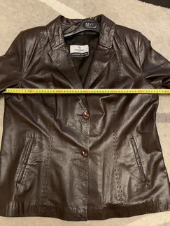 Куртка кожаная 54 р-р