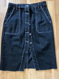 Джинсовая юбка bershka