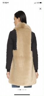 Пальто шуба из искусственного меха