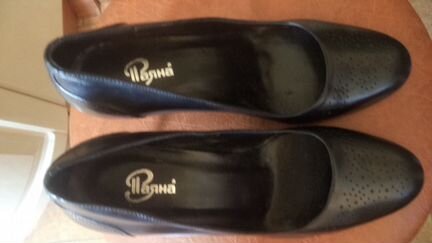 Туфли черные паяна нат. кожа Р. 36,5 новые