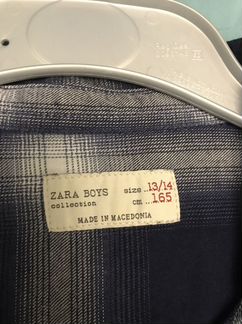Мужская рубашка zara 164
