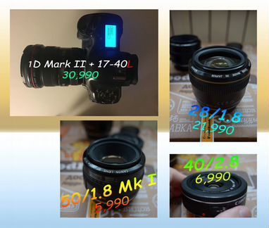 Canon 1DM2 17-40mm L 50mm 28mm 40mm