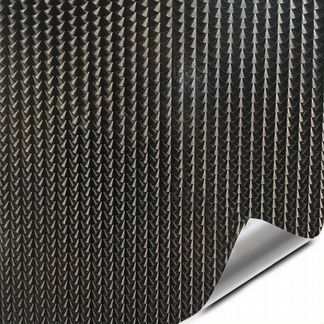 Пленка декоративная с эффектом 3D чешуи черная