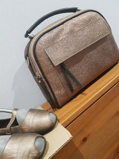 Сумка и туфли натур кожа набором