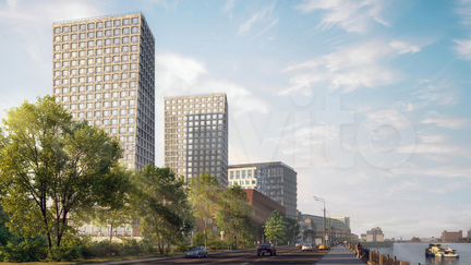 1-к апартаменты, 36.7 м², 7/24 эт.