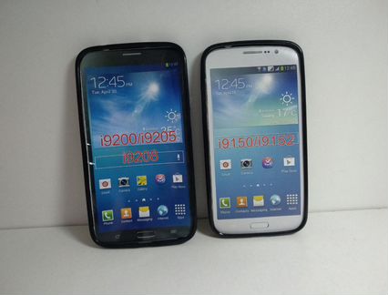 Силиконовый чехол samsung Mega