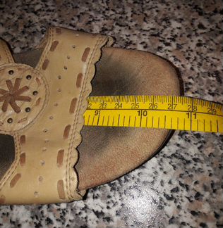 Тапочки-Шлепанцы Jana чистая кожа 42 размер