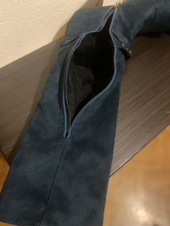 Замшевые сапоги (39р)