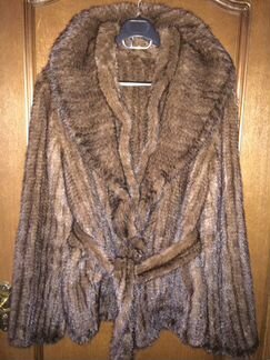 Норковая шуба куртка вязаная новая