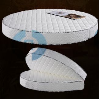 Круглый диван-кровать Соня. Велюр Износостойкий