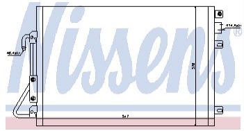 Радиатор кондиционера renault / dacia logan