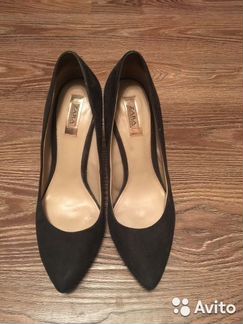 Замшевые туфли zara