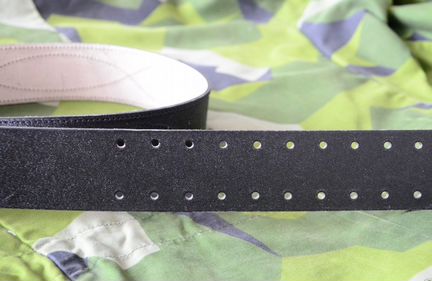 Черные офицерские кожаные ремни