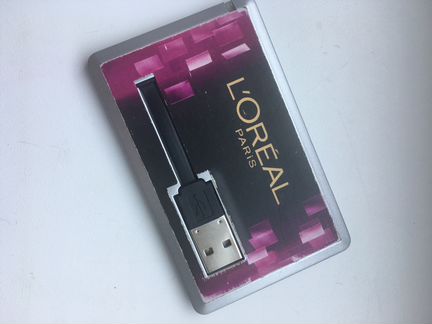 Флэшка подарочная L'oreal с чехлом