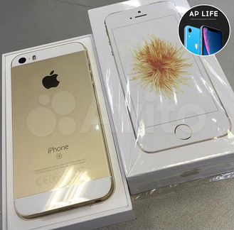 iPhone SE, 32 гб, золотой, гарантия