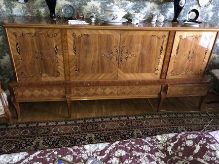 Буфет, столовый гарнитур Шератон